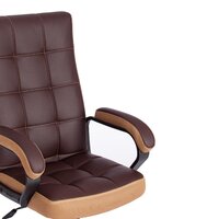 TetChair Trendy экокожа/ткань (коричневый/бронзовый) Image #9