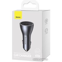 Baseus Golden Contactor Pro Triple Fast Charger Car Charger 65W CGJP010013 (темно-серый) Image #4