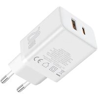 Baseus Cube Fast Charger C+U 20W P10111403213-00 (белый)