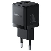 Baseus Palm Fast Charger C+U 30W EU P1011160A113-00 (черный)