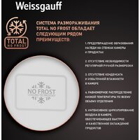 Weissgauff WRK 2000 Total NoFrost Inverter Black Glass Image #2