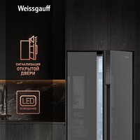 Weissgauff WSBS 500 Inverter NoFrost Bru Steel Glass Image #9