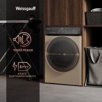 Weissgauff WM 59411 Direct Drive Inverter Steam Champagne Image #23