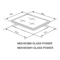 Meferi MGH453WH GLASS POWER Image #14