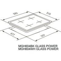 Meferi MGH604BK Glass Power Image #19