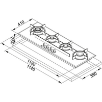 Franke FHCR 1204 3G TC BK C Image #2