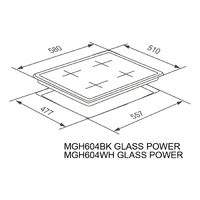 Meferi MGH604BK GLASS POWER Image #14