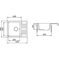 Aquasanita Notus SQ102 + Forte 5553 (черный металлик 601) Image #12