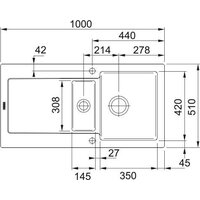 Franke Maris MRK 651-100 124.0379.968 (магнолия) Image #2