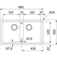 Franke Basis BFG 620-34-34 114.0676.268 (каменно-серый) Image #2