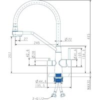 ARFEKA ECO AR 450*450 + cмеситель JAPETO BLACK PVD Image #6