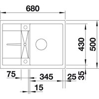 Blanco Metra 45 S Compact 519561 (антрацит) Image #3