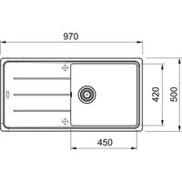 Franke Basis BFG 611-97 114.0693.556 (черный матовый) Image #2