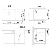 Blanco Pleon 6 Silgranit вулканический серый (527320) Image #2