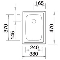 Blanco Top EE 3 X 4 нержавеющая сталь матовая (501067) Image #2