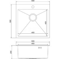 Mixline Pro 552931 (черный графит, с сифоном) Image #4