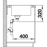 Blanco Andano XL 6 S-IF Compact (правая, с клапаном автоматом) Image #3