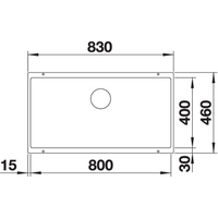 Blanco Subline 800-U (антрацит) Image #4