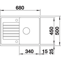 Blanco Zia 45 S Compact (мускат) Image #2