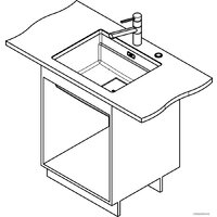 Franke Kubus 2 KNG 110-52 125.0528.613 (миндаль) Image #6