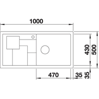 Blanco Sity XL 6 S (антрацит/апельсин) 525056 Image #2