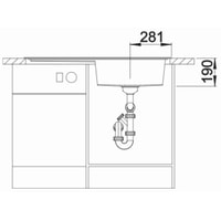 Blanco Zenar XL 6 S 526057 (черный, правая, доской для посуды) Image #2