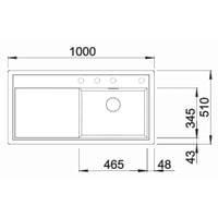 Blanco Zenar XL 6 S 526057 (черный, правая, доской для посуды) Image #4