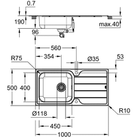 Grohe K500 60-S 100/50 1.0 rev 31563SD1 Image #3