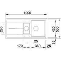 Blanco Metra 6 S 517354 (серый беж) Image #2