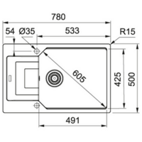 Franke UBG 611-78L (серый) Image #2