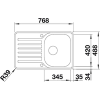 Blanco Lantos 45 S-IF Compact [519059] Image #3