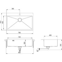 Aquasanita AIR 100 M + cмеситель AquaSanita 7763 002 steel Image #4