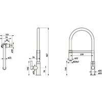 Aquasanita DER 100 X + cмеситель AquaSanita 7003 002 steel Image #6