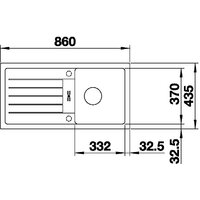 Blanco Favum 45 S 524227 (антрацит) Image #3