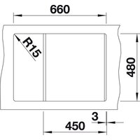 Blanco Metra 45 S Compact 527286 (вулканический серый) Image #4