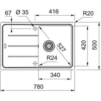 Franke Basis BFG 611-78 114.0716.317 (серый сланец) Image #3