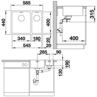 Blanco Andano 340-180-IF [522975] Image #2