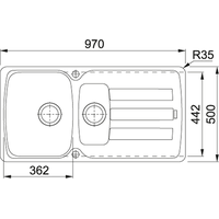 Franke Antea AZG 651 (оникс) Image #2