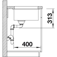 Blanco Subline 400-U (алюметаллик) Image #5