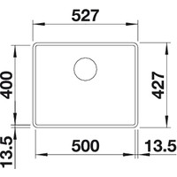 Blanco Subline 500-F (антрацит) Image #2