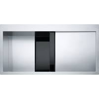 Franke Crystal CLV 214 127.0306.386 (нержавеющая сталь/черный) Image #1
