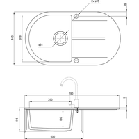 Deante Piva ZQI 711B (песочный) Image #2