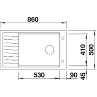 Blanco Elon XL 8 S (антрацит) 524860 Image #2