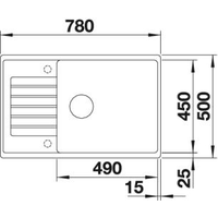 Blanco ZIA XL 6 S Compact 526019 (черный) Image #2