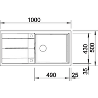 Blanco Metra XL 6 S 525931 (черный) Image #2