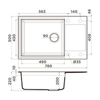 Omoikiri Sakaime 78-LB-BE Image #2