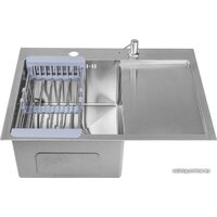 Saniteco 6550-L (с сифоном, дозатором и коландером) Image #2