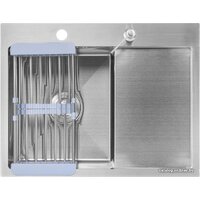 Saniteco 6550-L (с сифоном, дозатором и коландером)