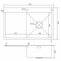 Mixline Pro 551878 правый (сатин, с сифоном) Image #4