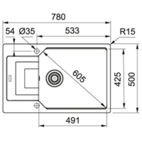 Franke UBG 611-78L (графит) Image #2